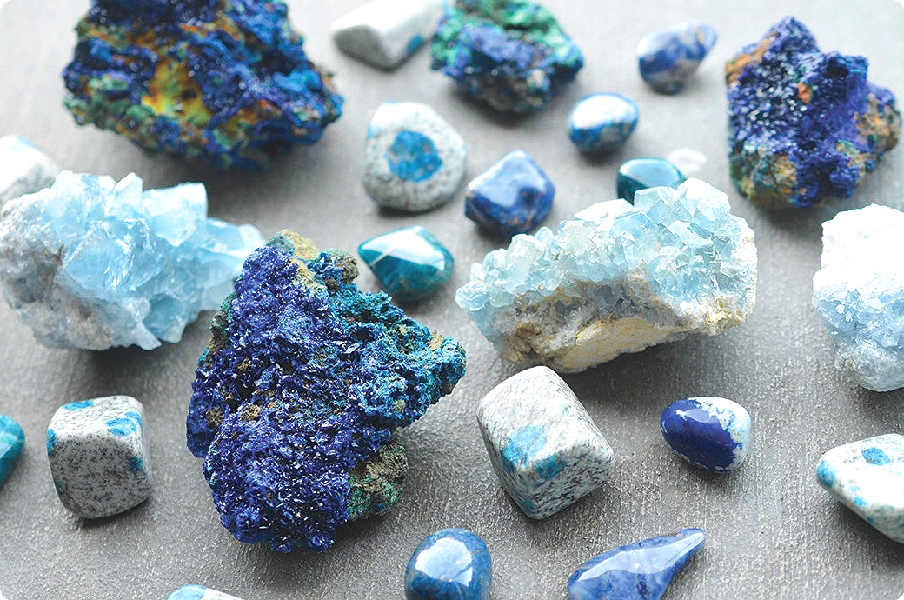 Pierres bleues pour l'éveil spirituel et la sérénité