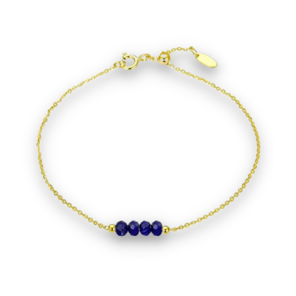 Bracelet en Lapis Lazuli "Santé & Harmonie"