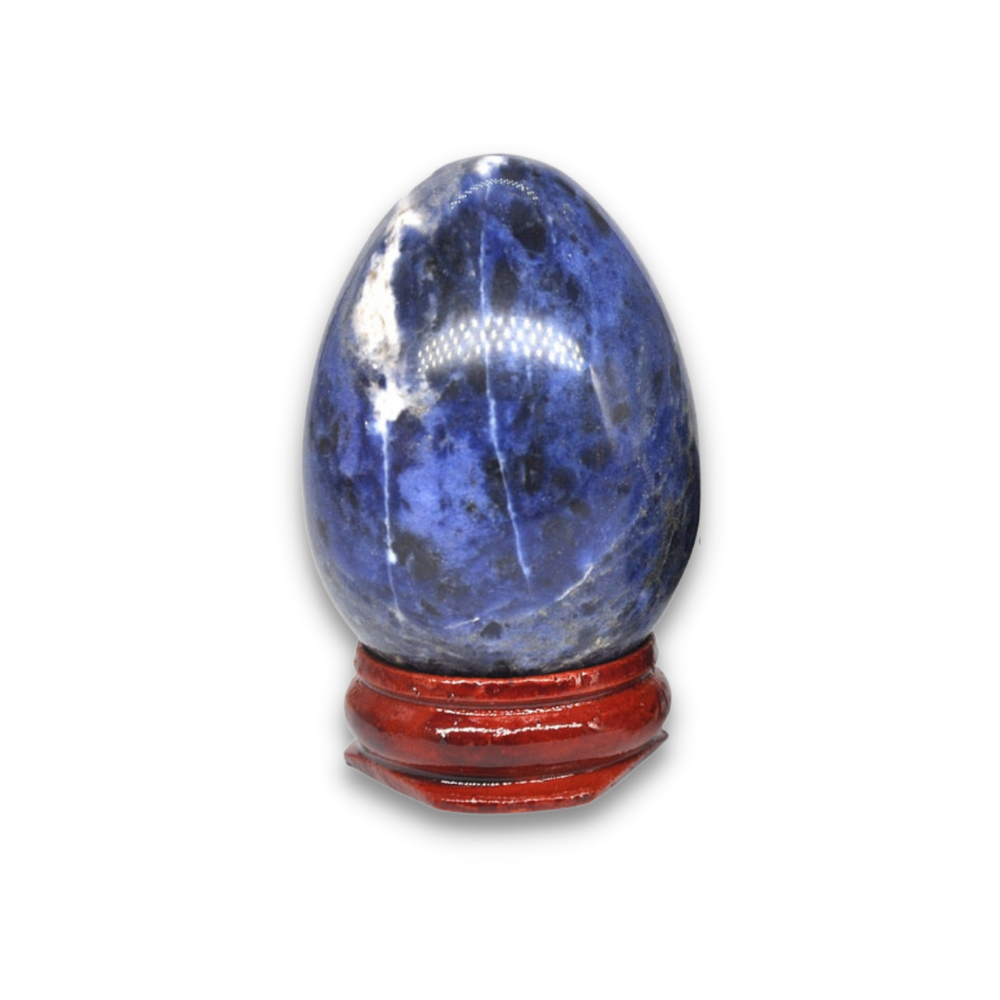 Oeuf de Yoni Guérison en Sodalite "Humilité & Courage"