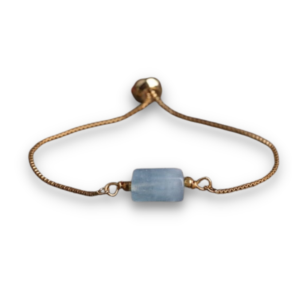 Bracelet en Aigue Marine "Jeunesse & Guérison"