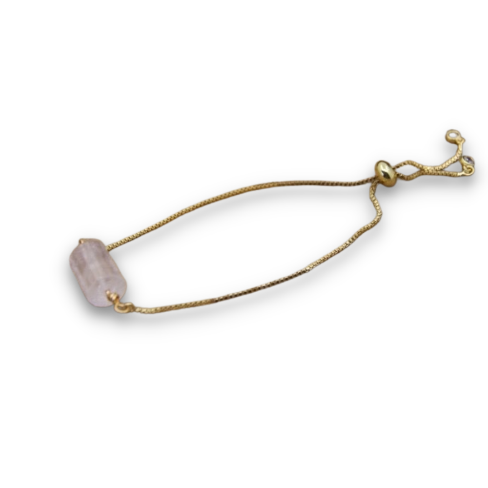 Bracelet en Quartz rose "Amour & Confiance en soi"