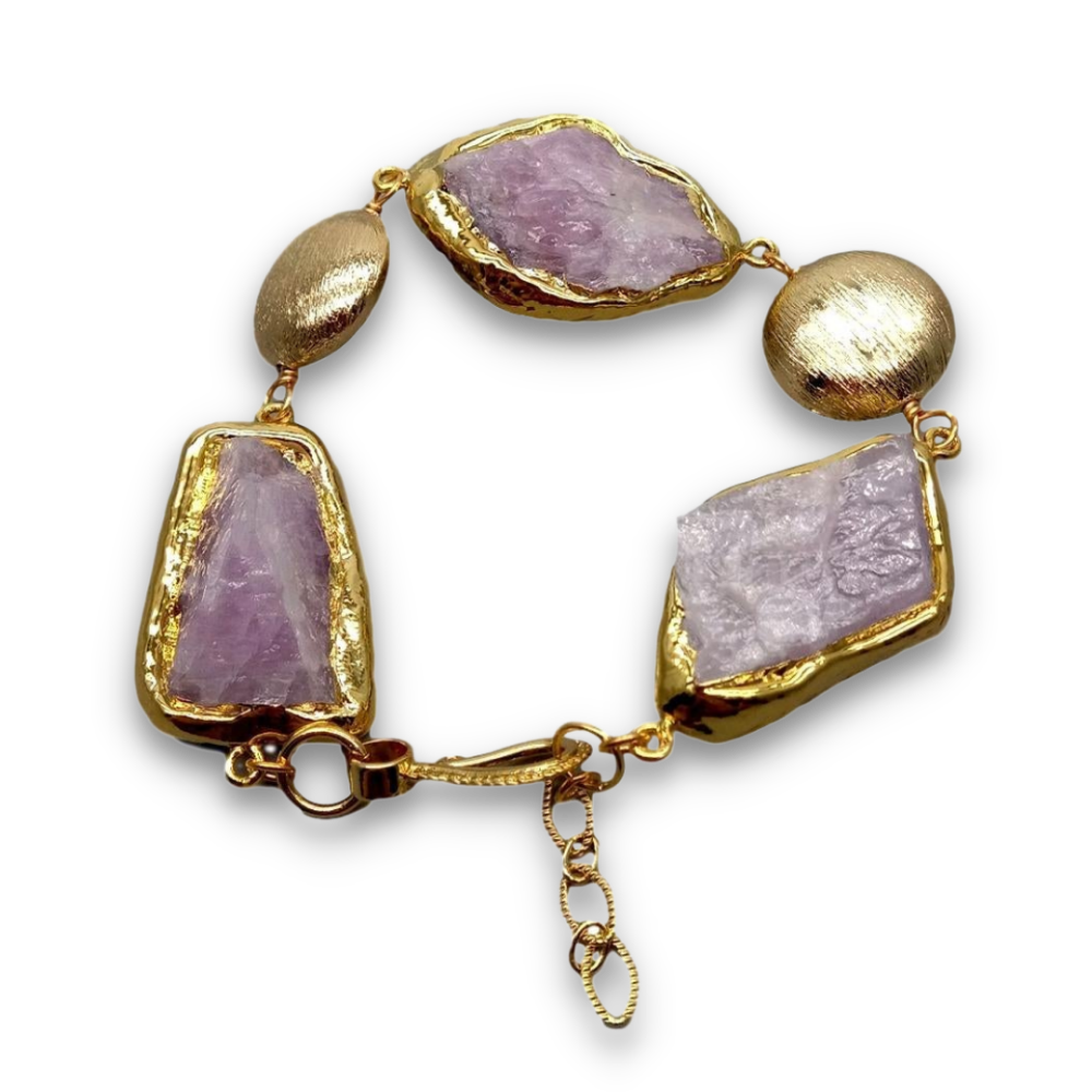 Bracelet en Kunzite "Relaxation & Concentration"