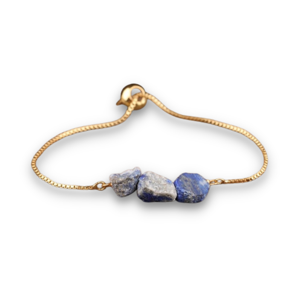 Bracelet en Lapis Lazuli "Santé & Harmonie"