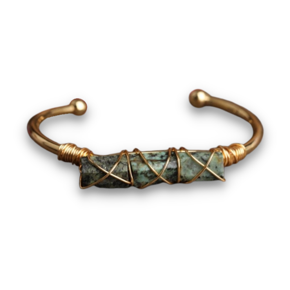 Bracelet en Turquoise africaine "Optimisme & Confiance en soi"