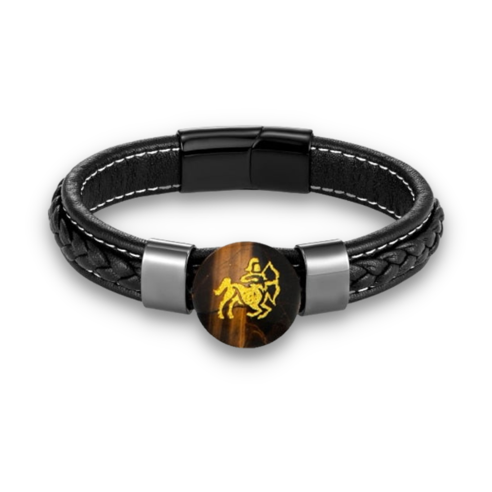 Bracelet en Oeil de tigre "Courage & Audace"