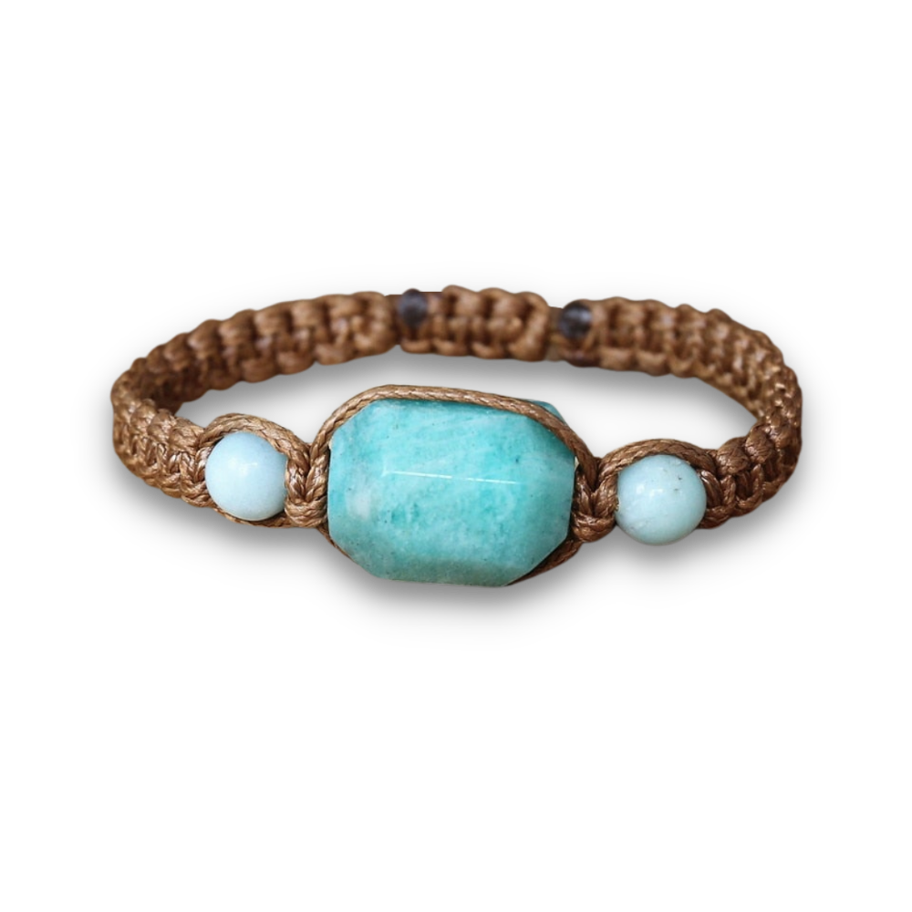 Bracelet Yoga en Amazonite "Paix & Courage"