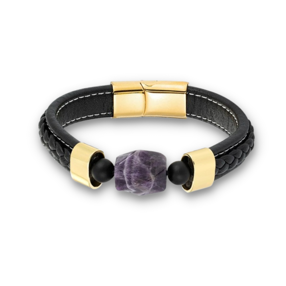 Bracelet en Améthyste "Force & Sagesse"