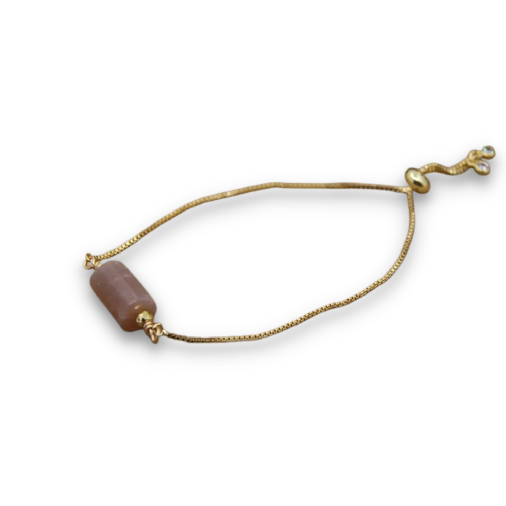 Bracelet en Pierre de soleil "Chaleur & Optimisme"