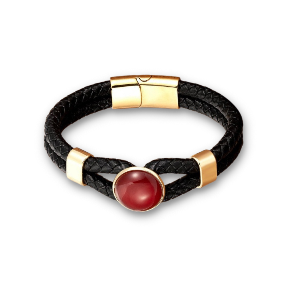 Bracelet en Agate "Ancrage & Equilibre"
