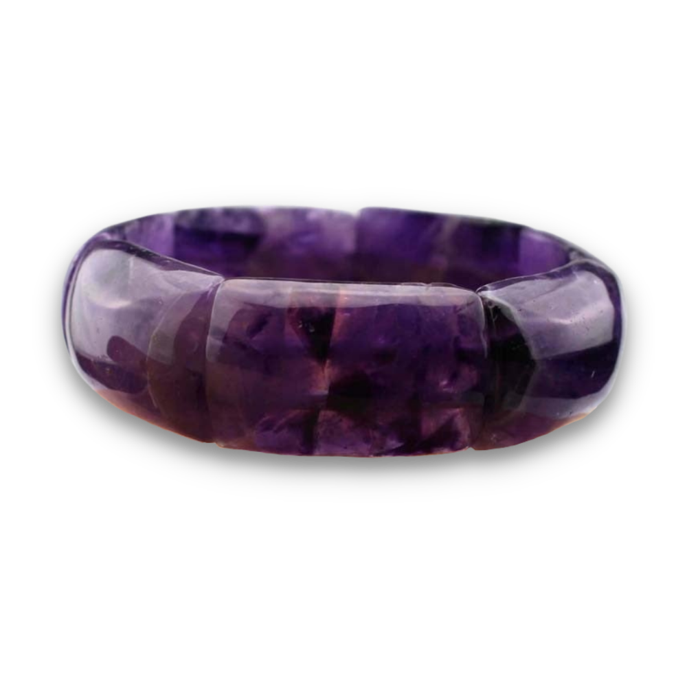 Bracelet en Améthyste "Force & Sagesse"