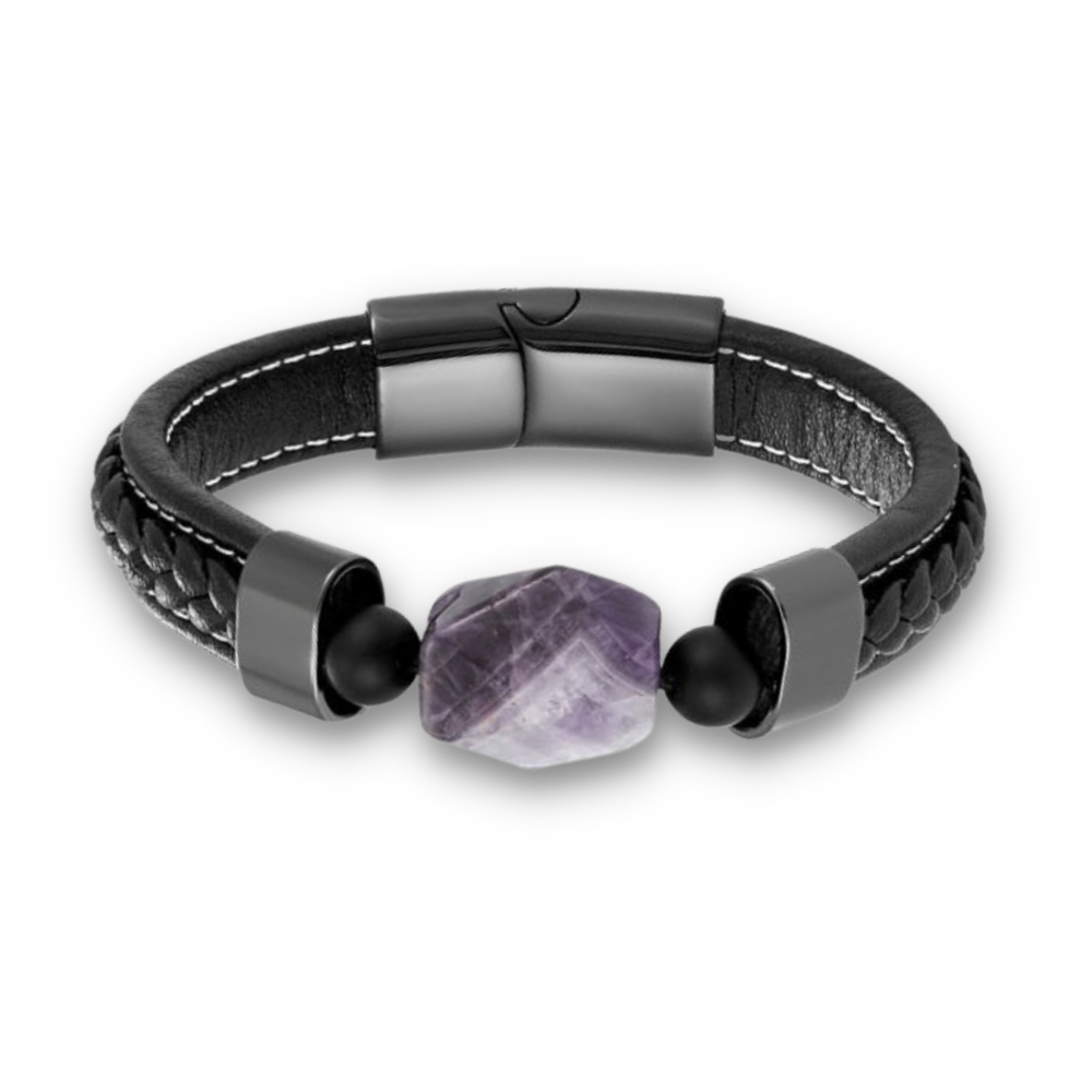 Bracelet en Améthyste "Force & Sagesse"