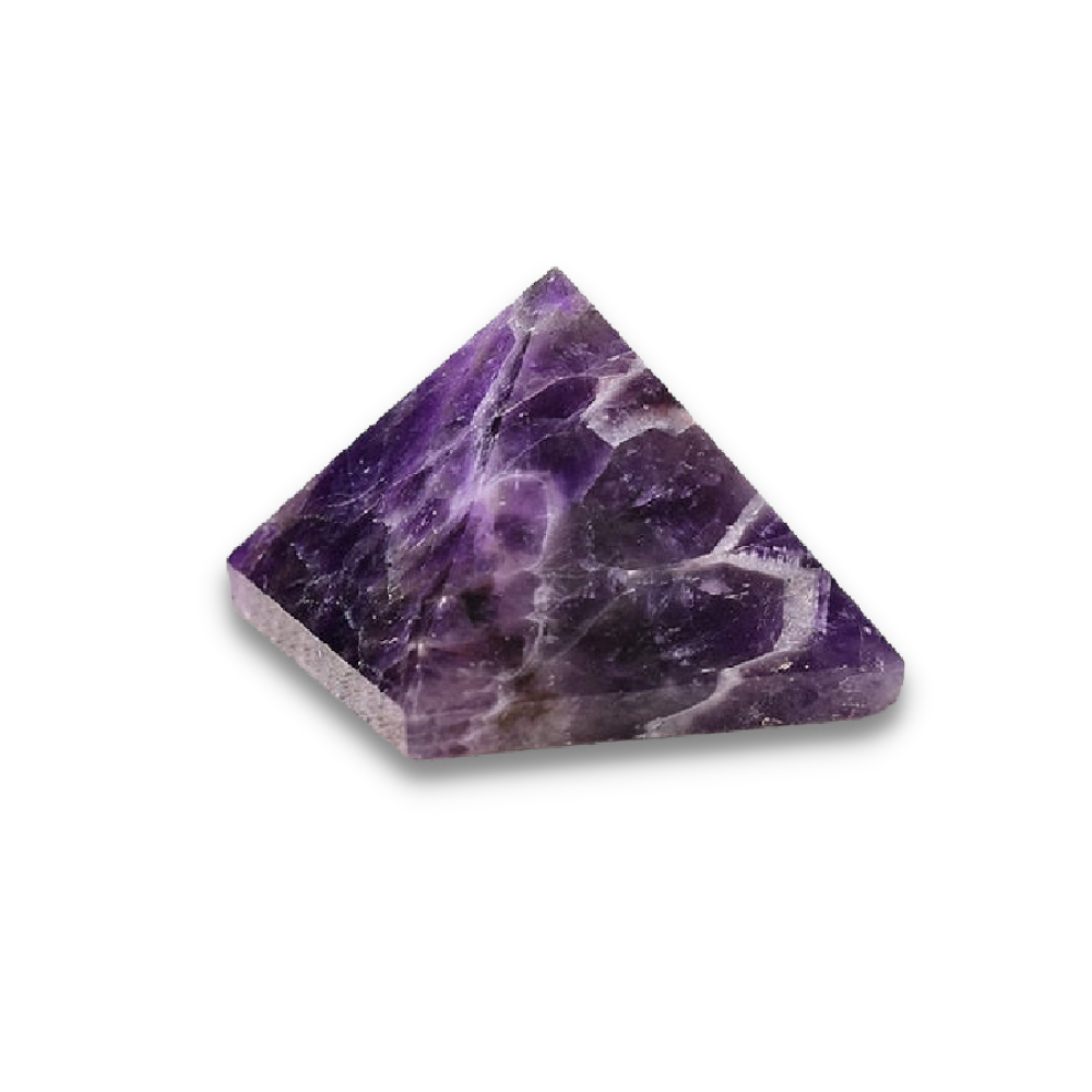 Pyramide Guérison en Améthyste "Force & Sagesse"