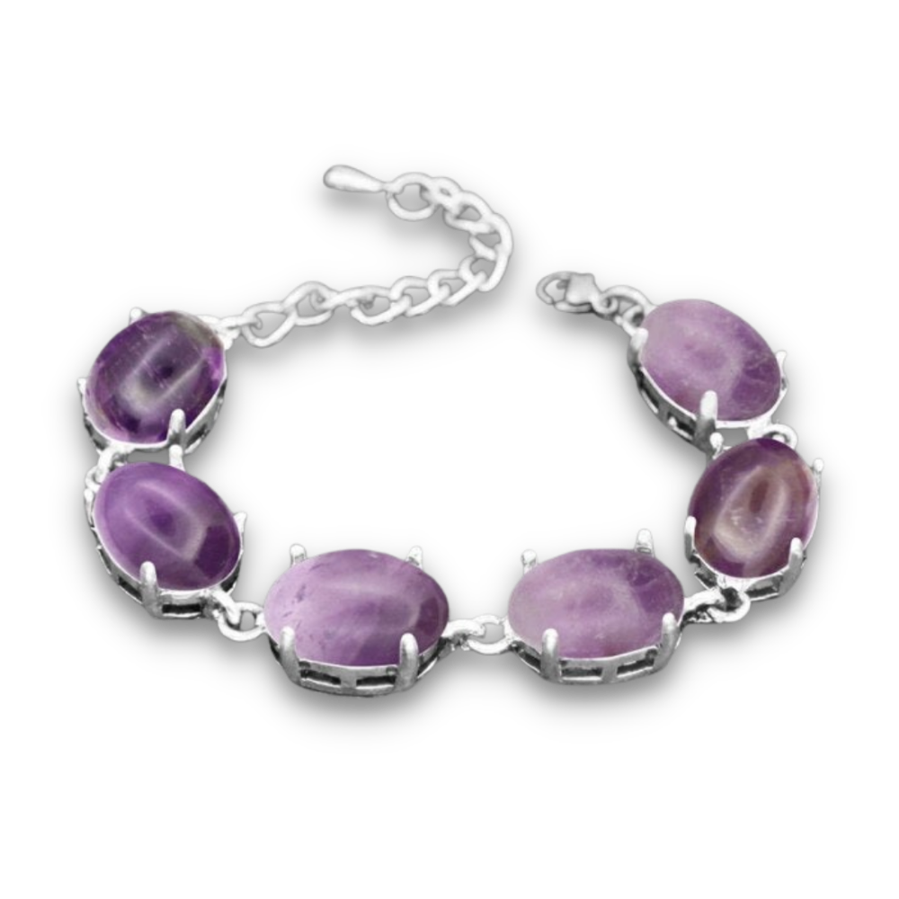 Bracelet en Améthyste "Force & Sagesse"