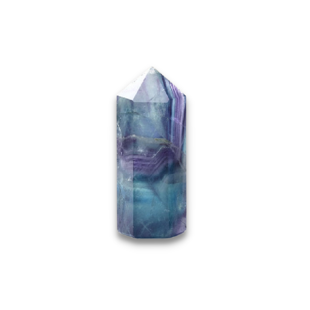 Obélisque Guérison en Fluorite "Stabilité & Clairvoyance"