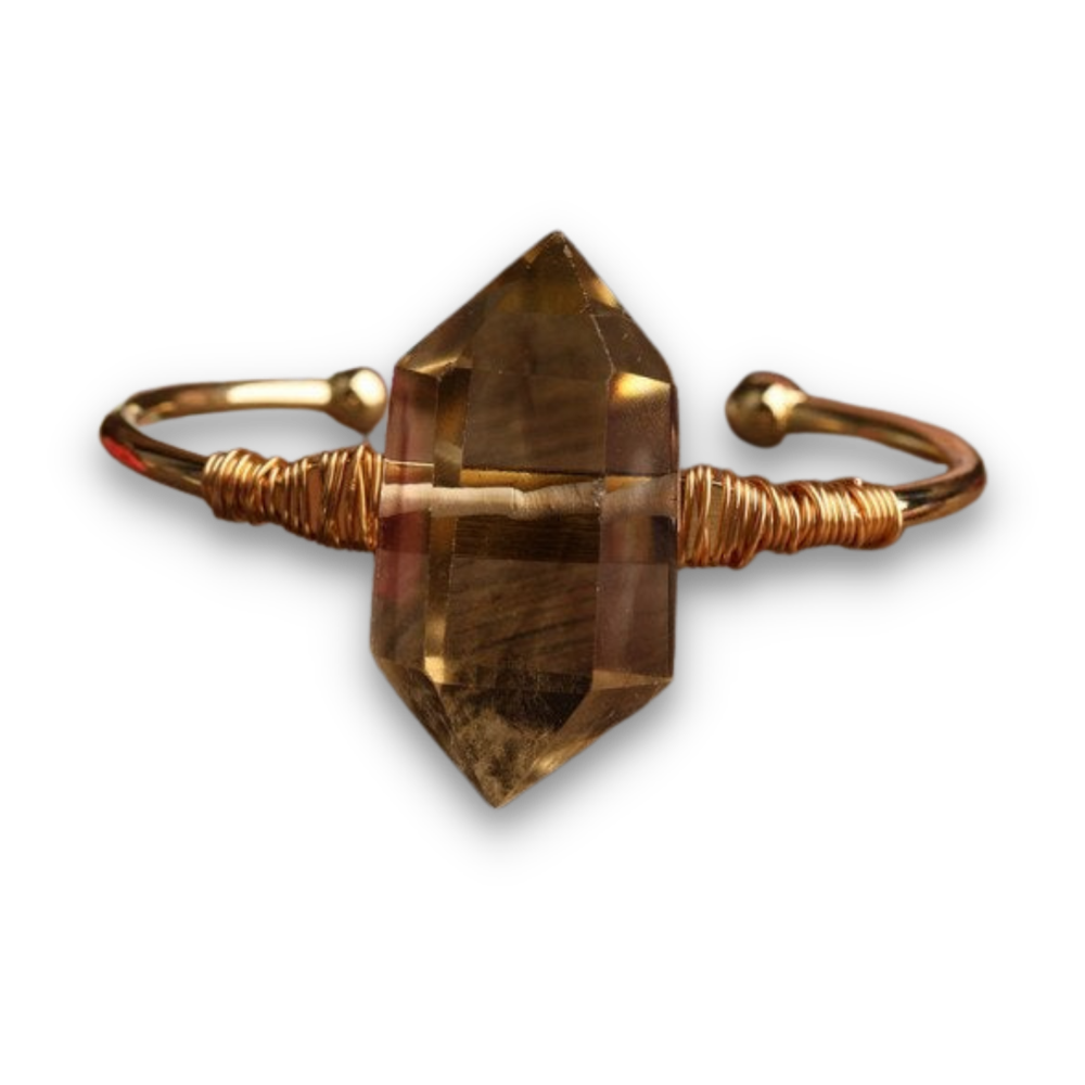 Bracelet en Citrine "Joie & Abondance" - Obélisque