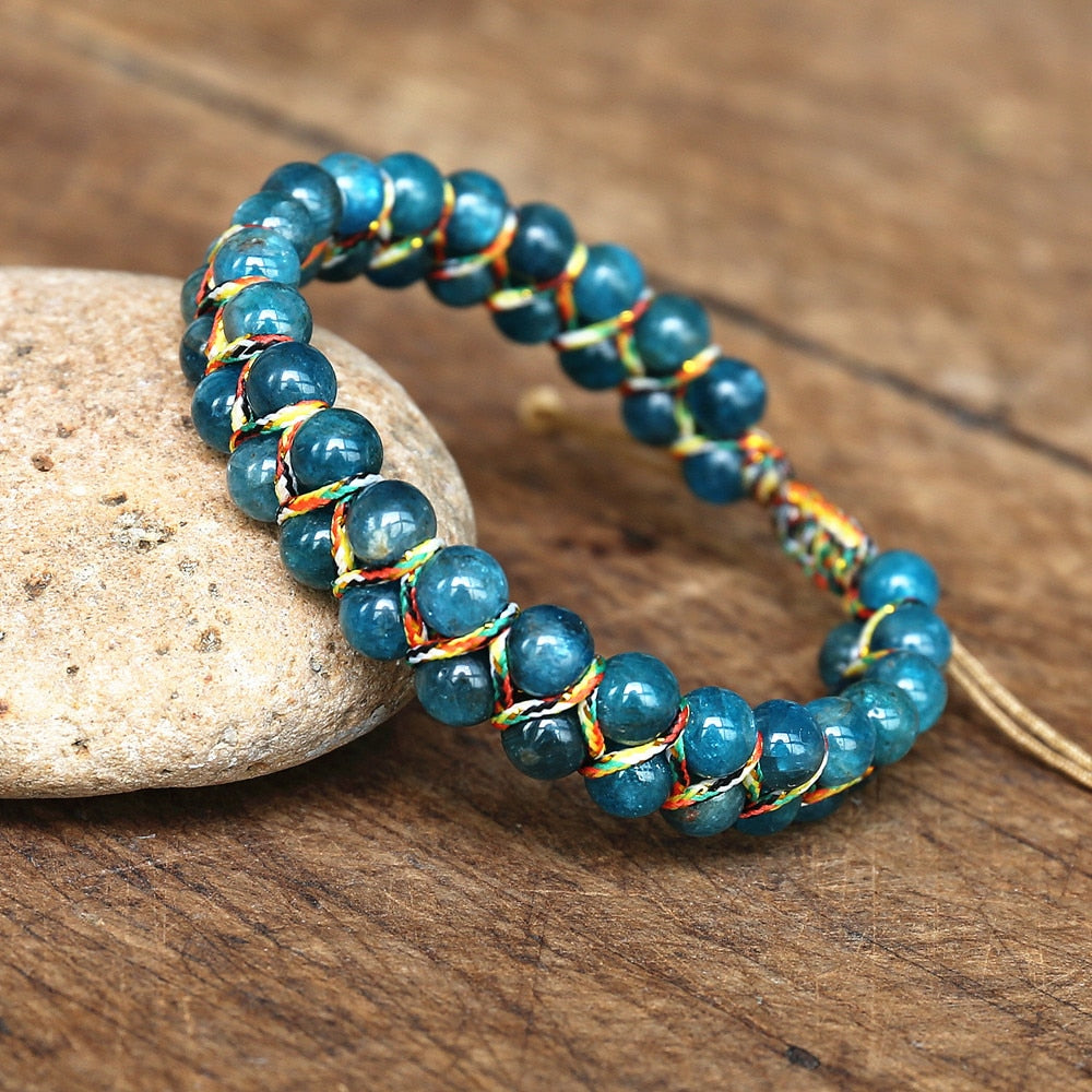 Bracelet en Apatite "Communication & Écoute"