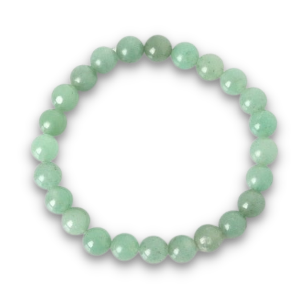 Bracelet en Aventurine verte "Développement & Épanouissement"