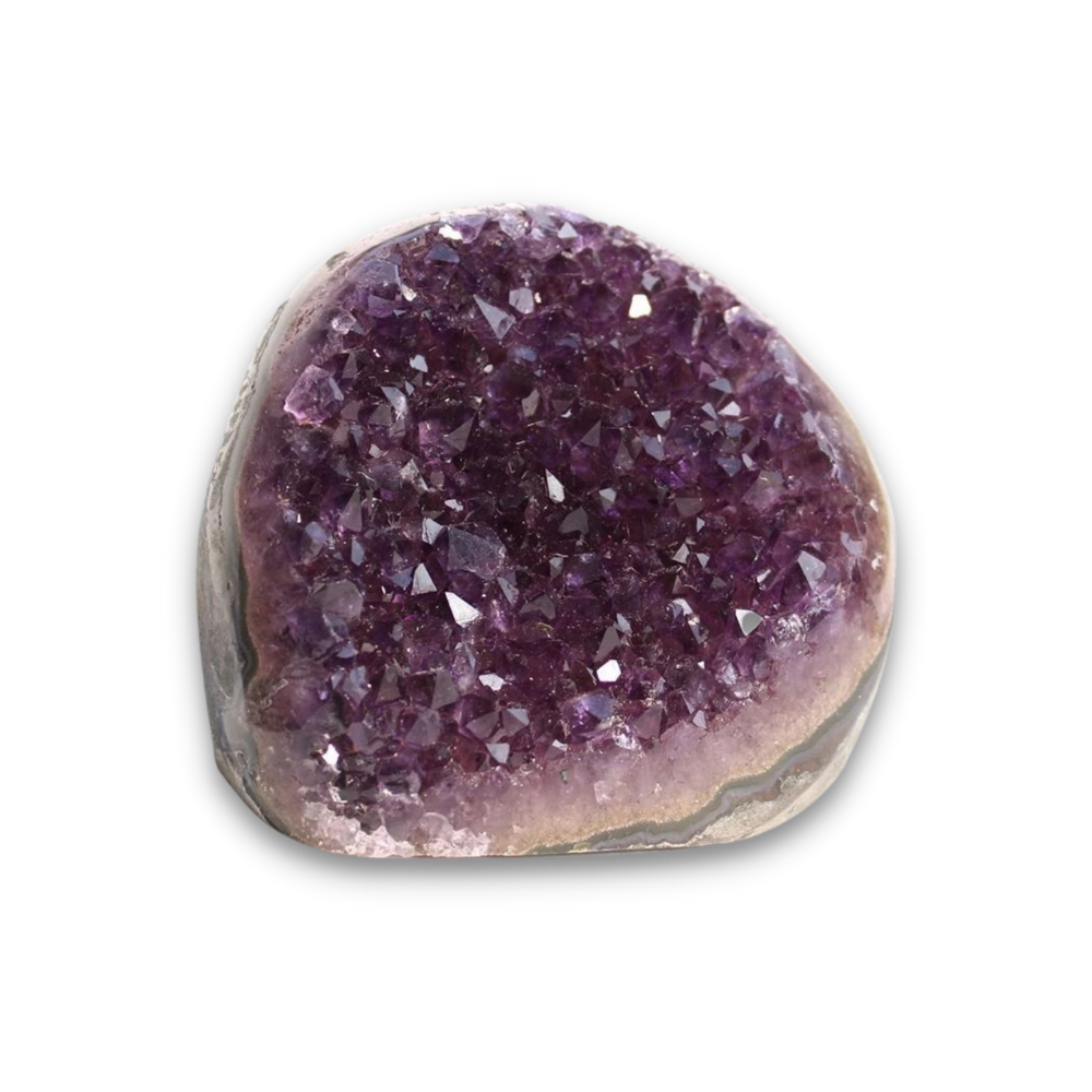 Géode en Améthyste "Force & Sagesse"