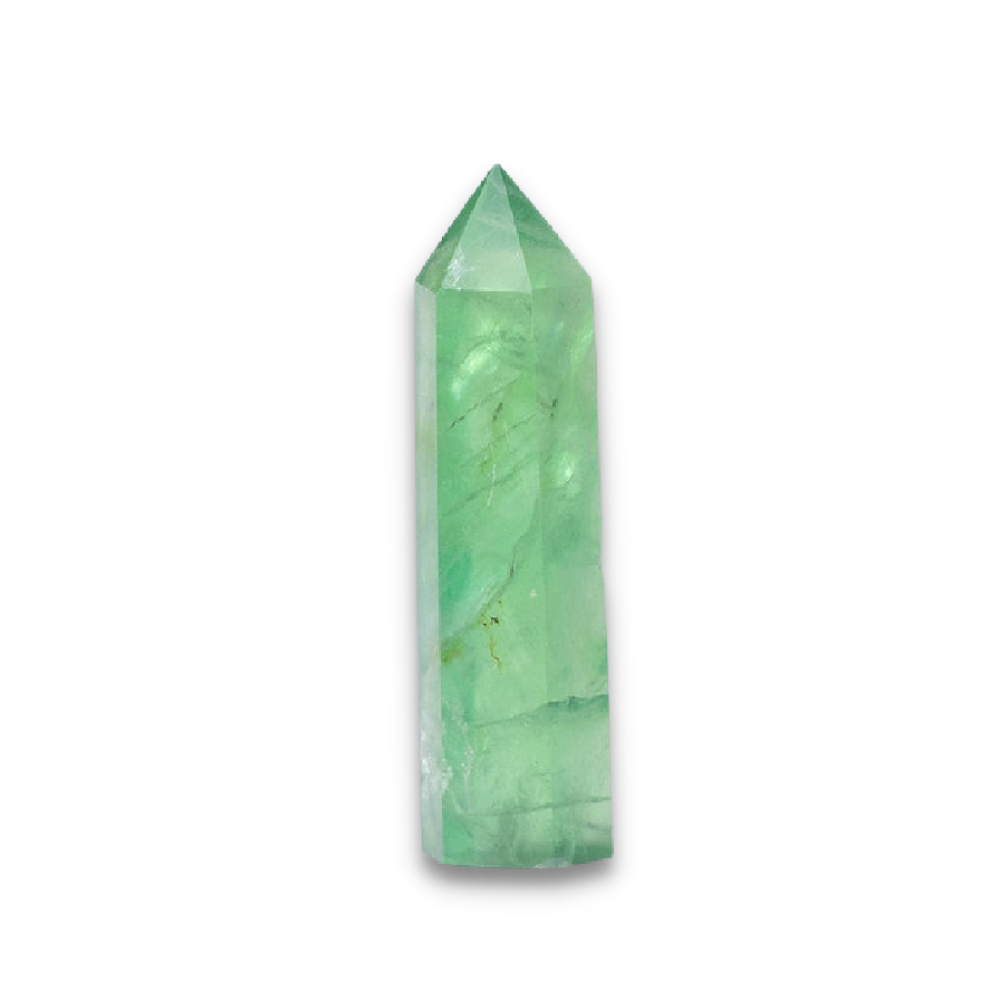 Obélisque Guérison en Fluorite verte "Clairvoyance & Force mentale"
