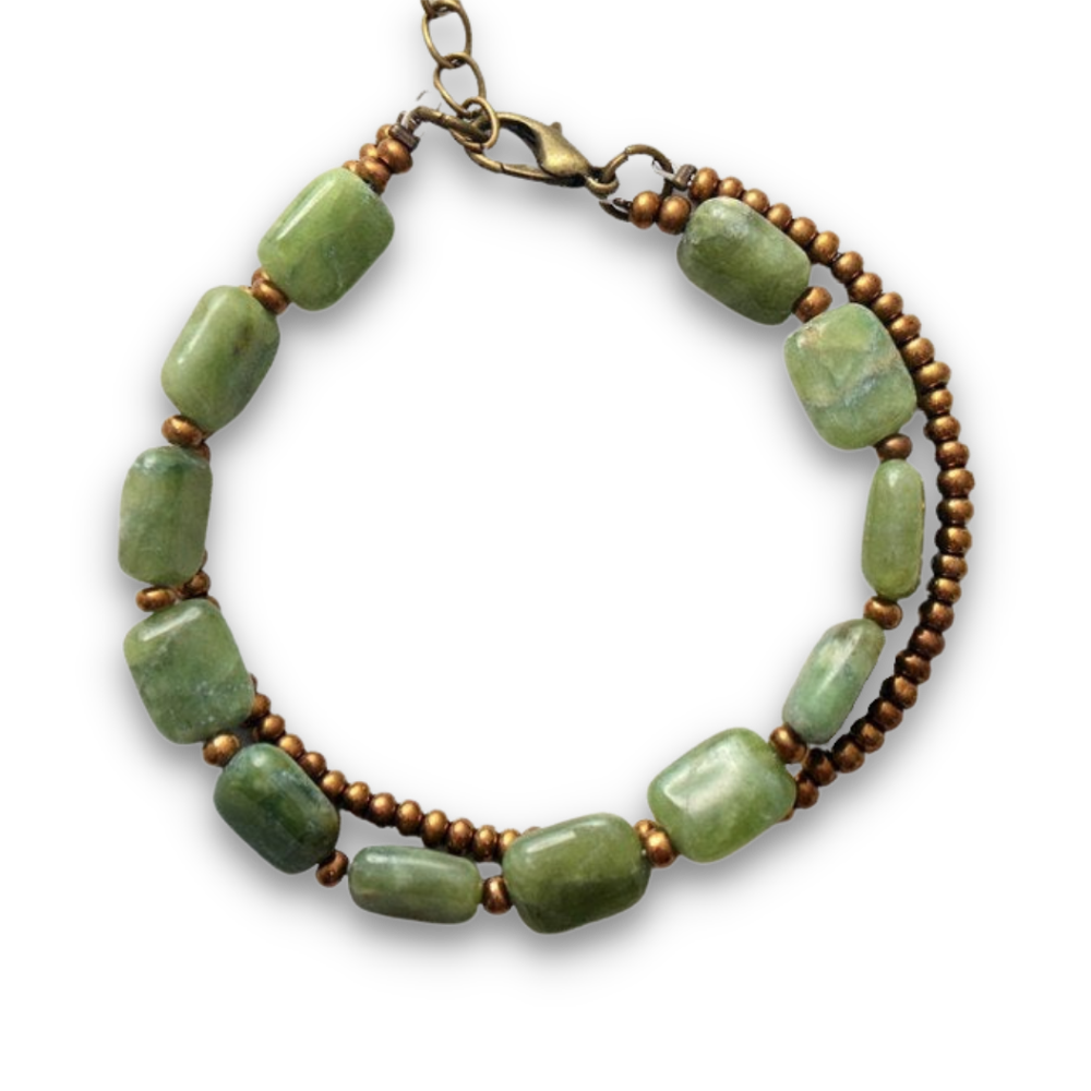 Bracelet en Jade "Tempérance & Tolérance"