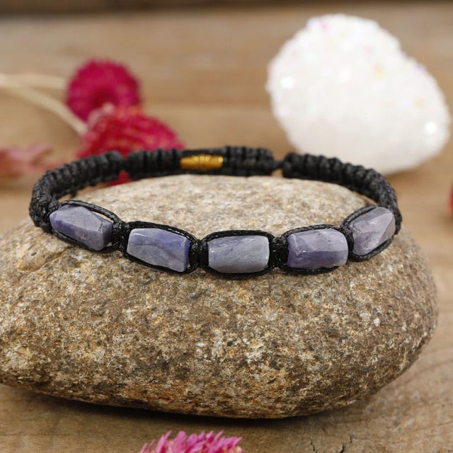 Bracelet Shamballa en Tanzanite "Accomplissement & Spiritualité"