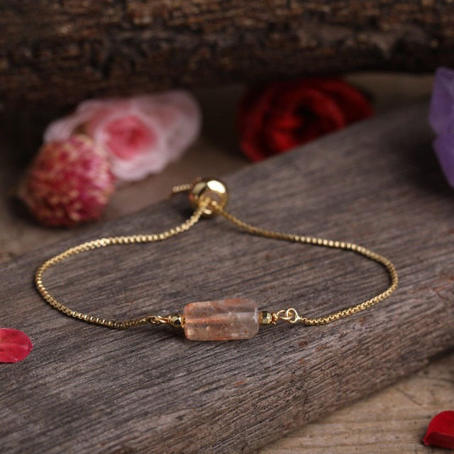 Bracelet en Pierre de soleil "Chaleur & Optimisme"
