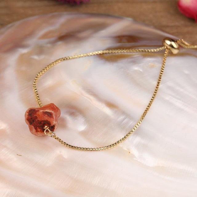 Bracelet en Agate "Ancrage & Equilibre"