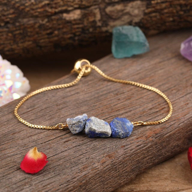 Bracelet en Lapis Lazuli "Santé & Harmonie"