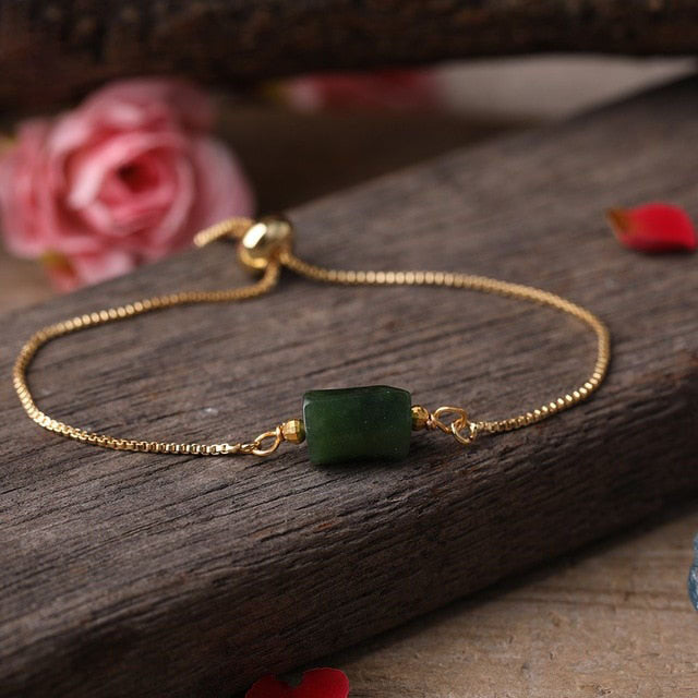 Bracelet en Jade "Tempérance & Tolérance"