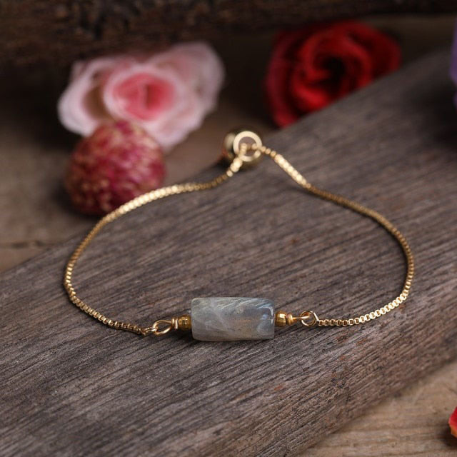 Bracelet en Labradorite "Protection & Développement"