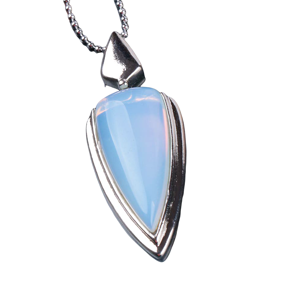 Chaîne et son Pendentif Guérison en Opale "Créativité & Spontanéité"