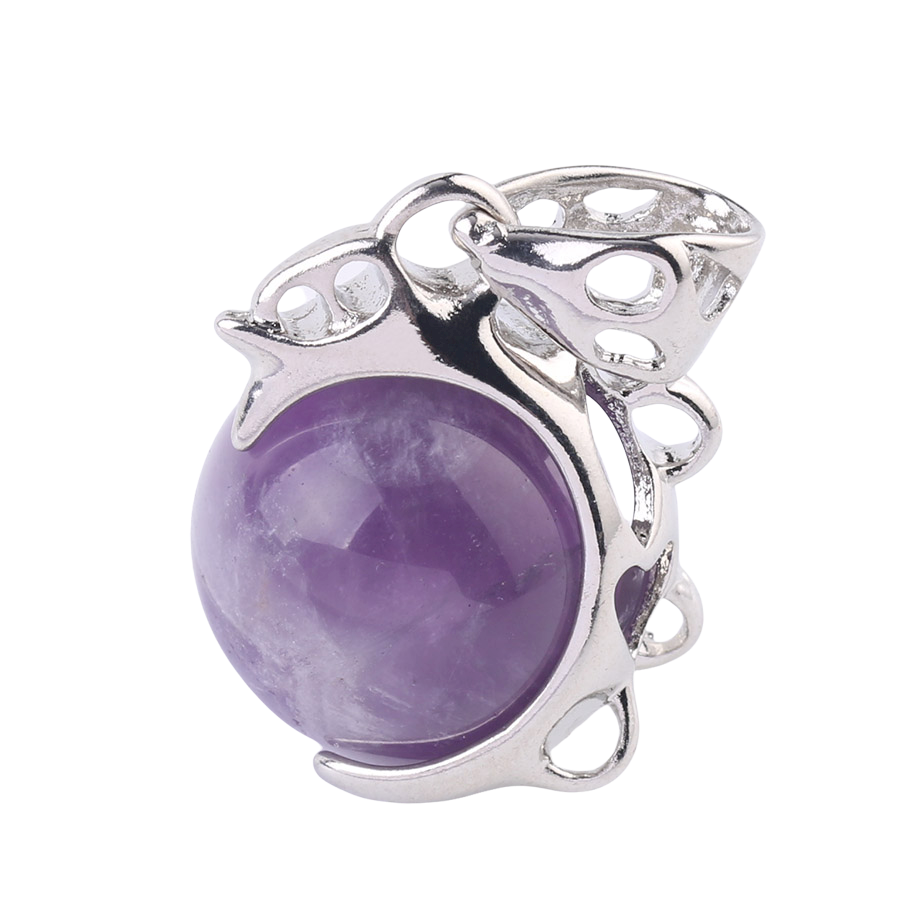 Pendentif en Améthyste "Force & Sagesse"