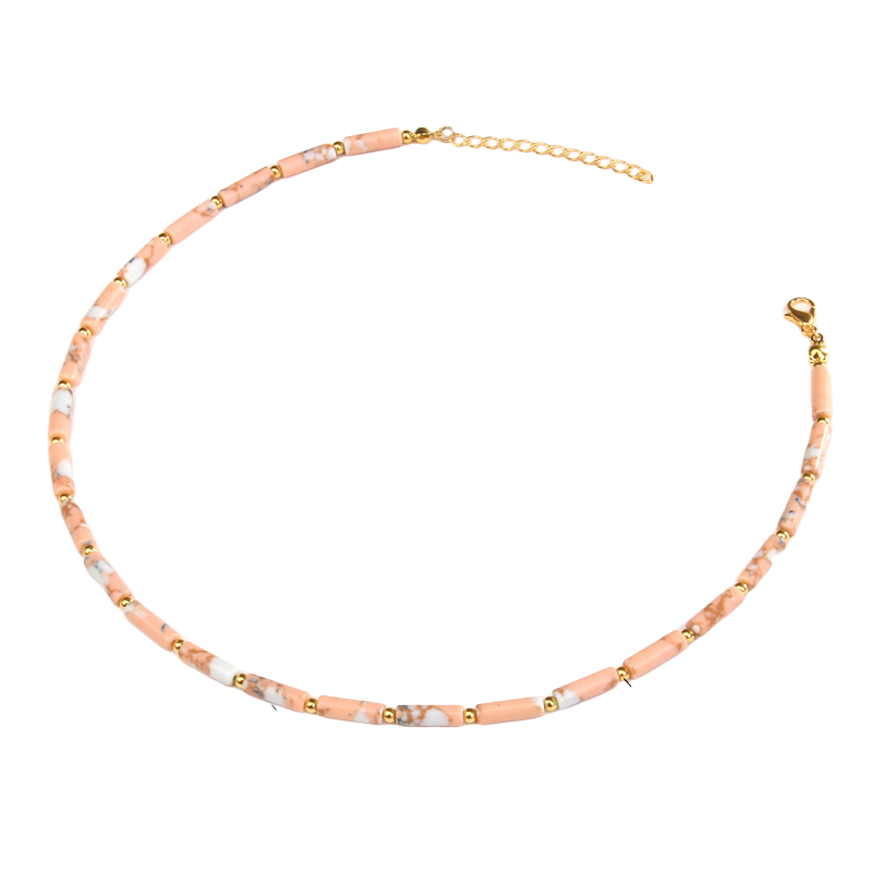 Collier en Jaspe "Épanouissement & Estime de soi"