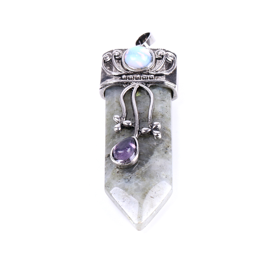 Pendentif Reiki en Labradorite "Protection & Développement"