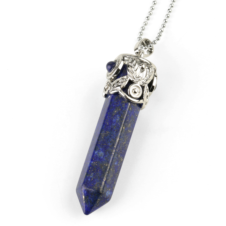 Chaîne et son Pendentif Guérison en Lapis-Lazuli "Santé & Harmonie" - Prisme