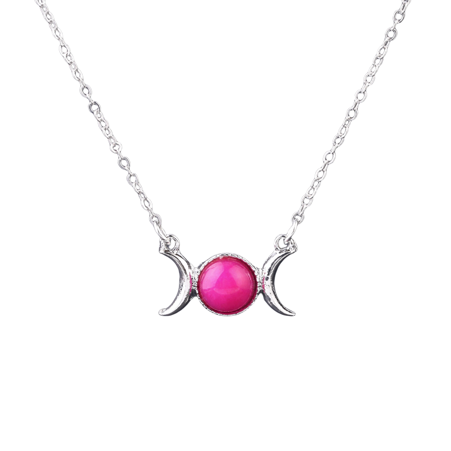 Chaîne et son Pendentif en Jade "Tempérance & Tolérance"