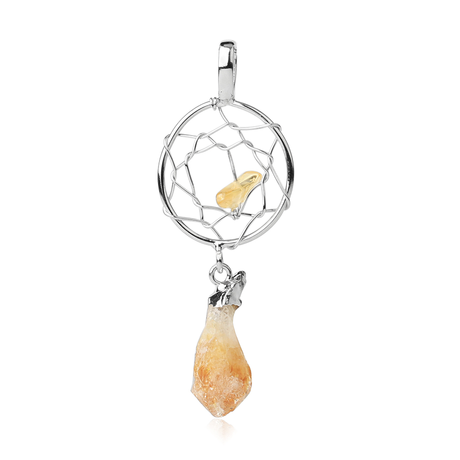 Pendentif en Citrine "Joie & Abondance"