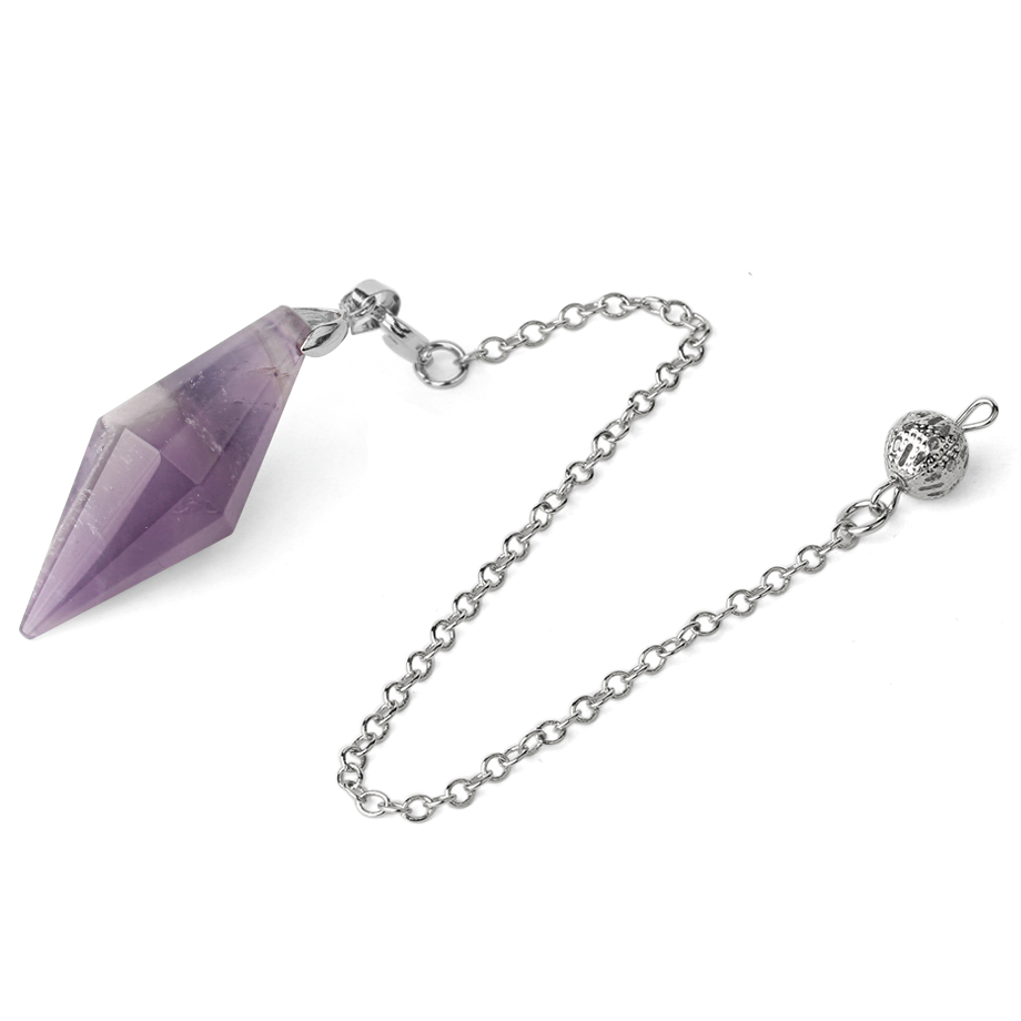 Pendule Guérison en Améthyste "Force & Sagesse"