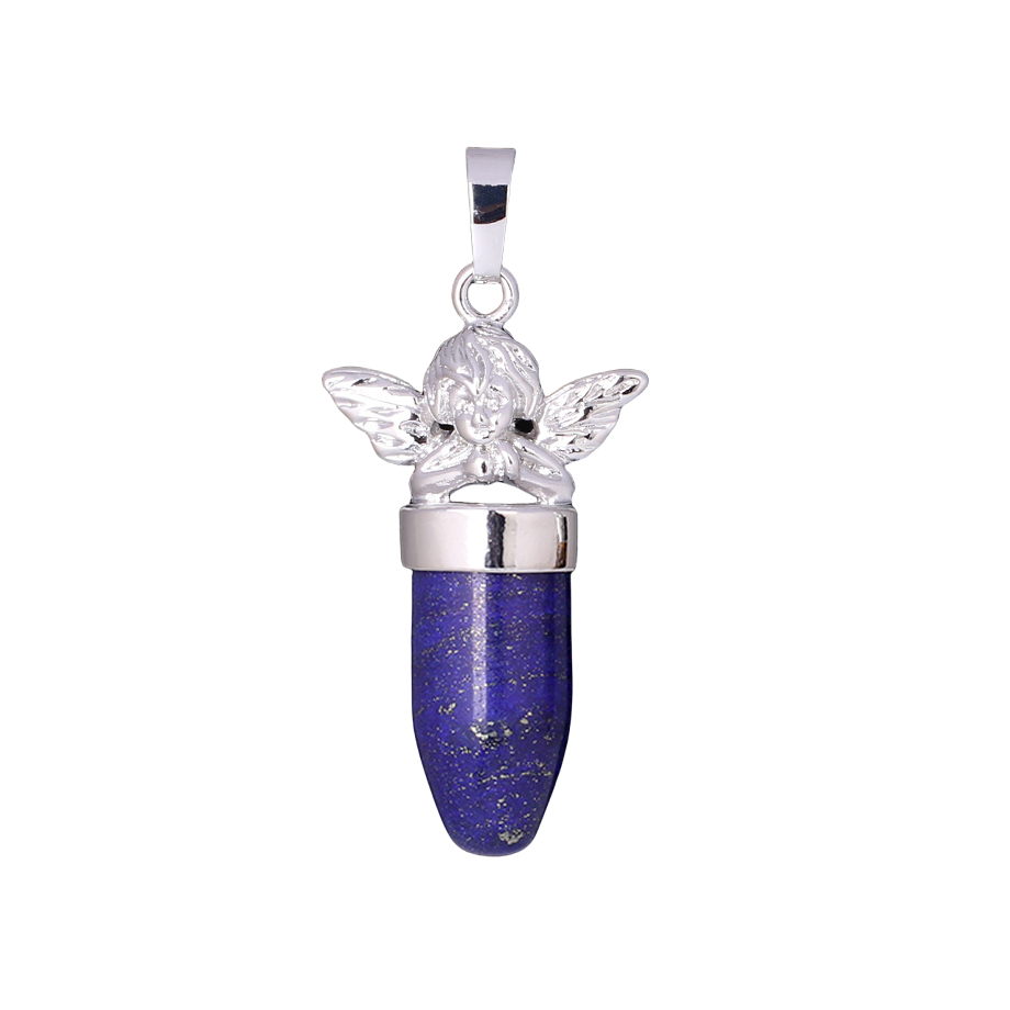 Pendentif en Lapis-Lazuli "Santé & Harmonie" - Ange