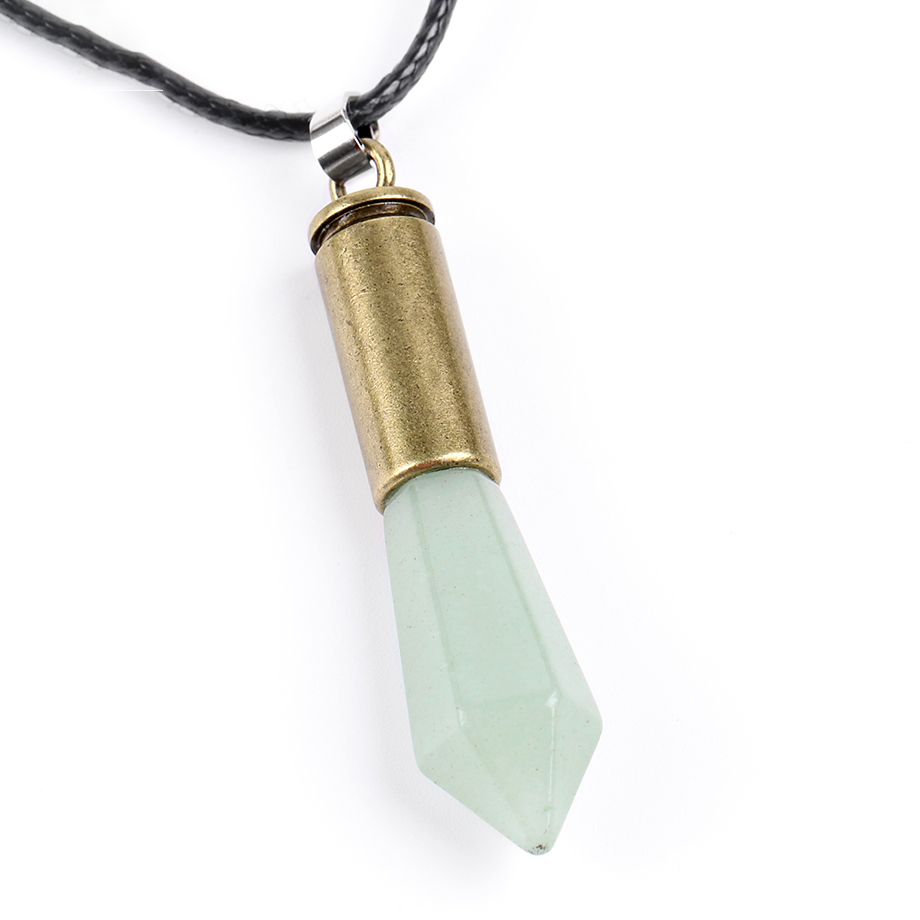 Cordon et son Pendentif Guérison en Aventurine verte "Développement & Épanouissement"