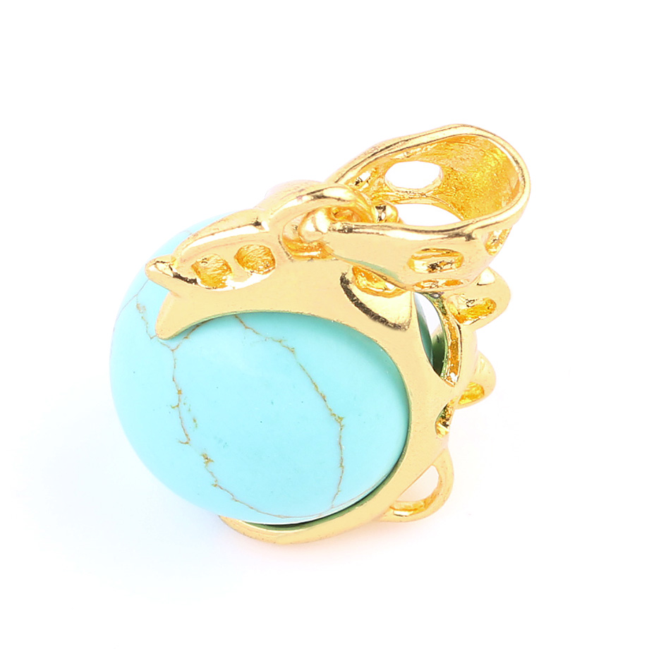 Pendentif Reiki en Turquoise "Stabilité & Empathie"