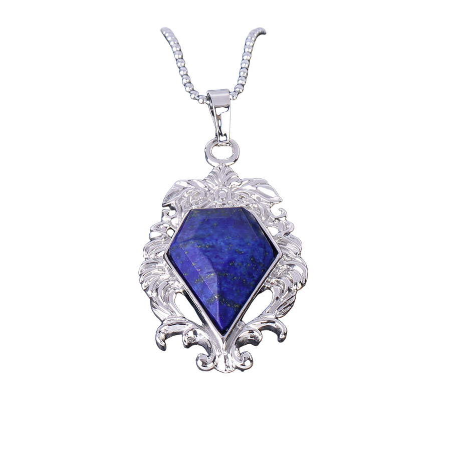 Chaîne et son Pendentif en Lapis-Lazuli "Santé & Harmonie"