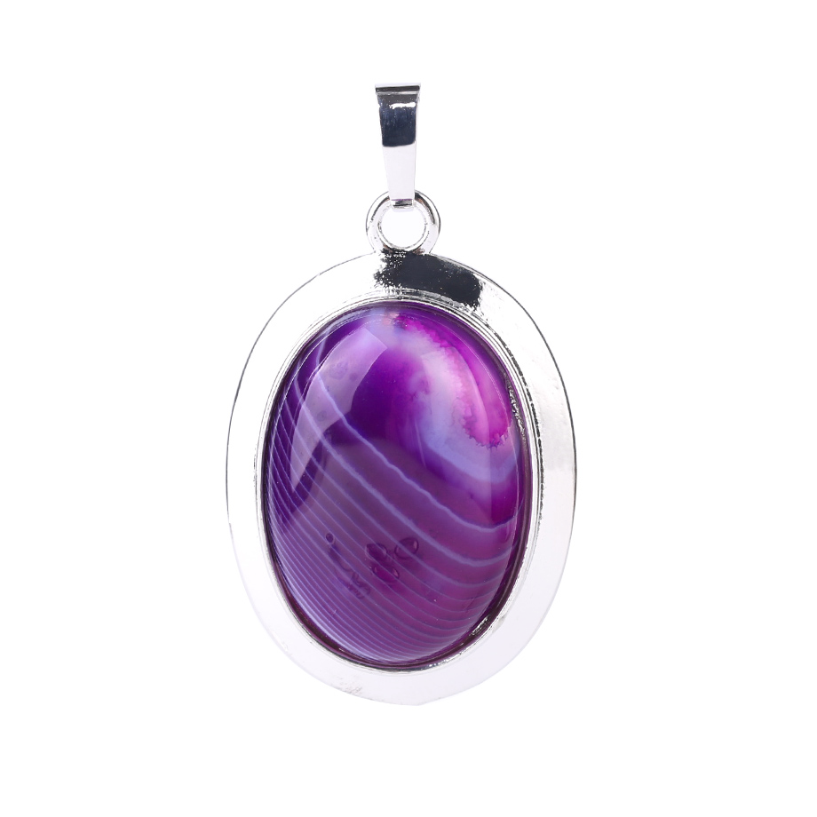 Pendentif Reiki en Agate "Ancrage & Equilibre"