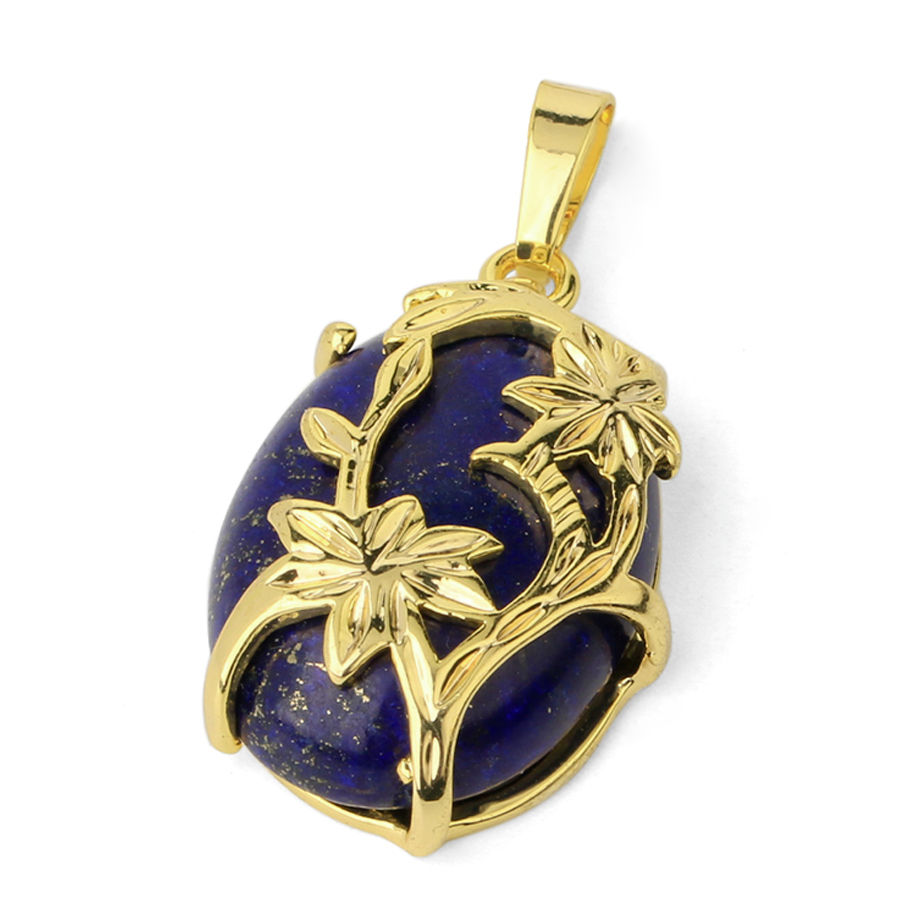 Pendentif Guérison en Lapis-Lazuli "Santé & Harmonie" - Cabochon