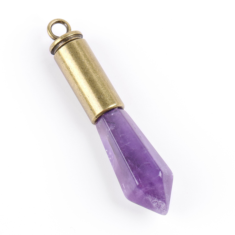 Pendentif Reiki en Améthyste "Force & Sagesse"