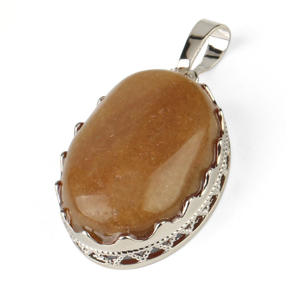 Pendentif Guérison en Jade "Tempérance & Tolérance" - Cabochon