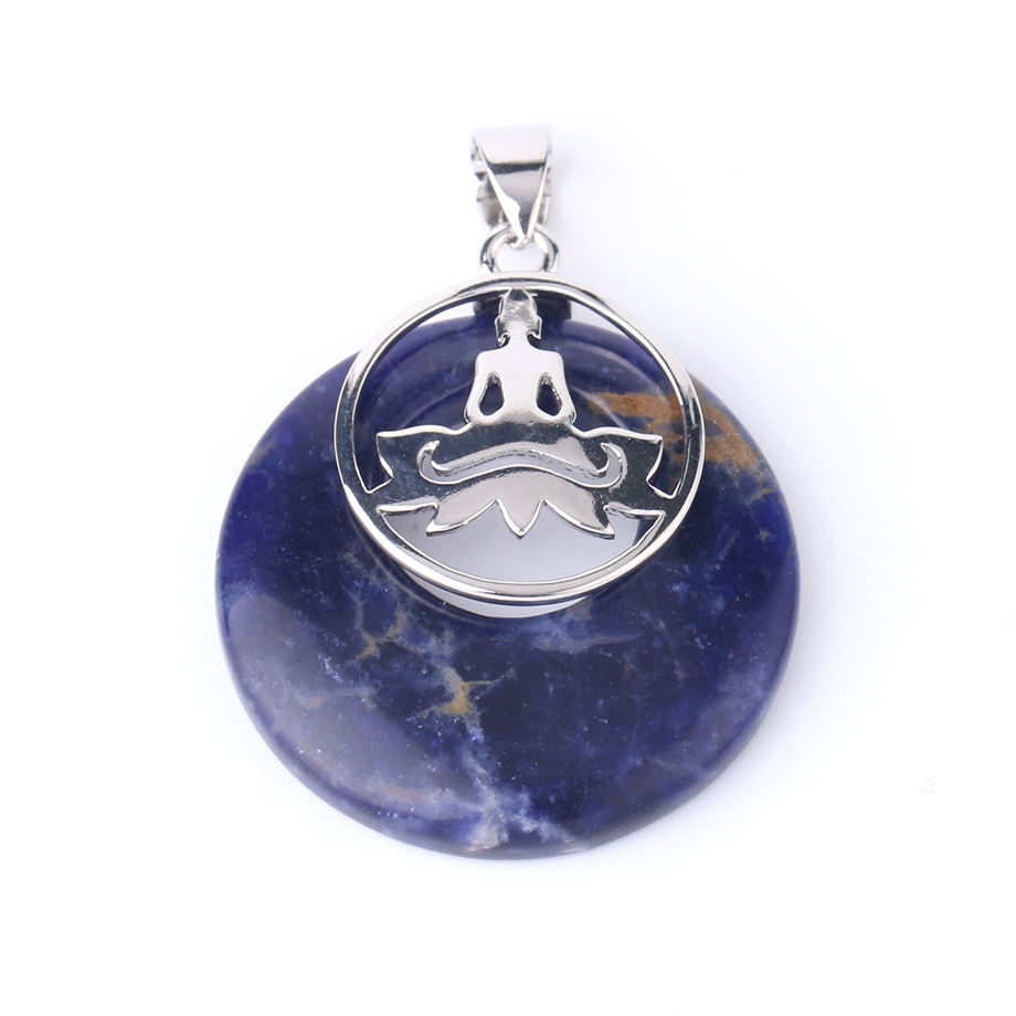Pendentif Reiki en Sodalite "Humilité & Courage"