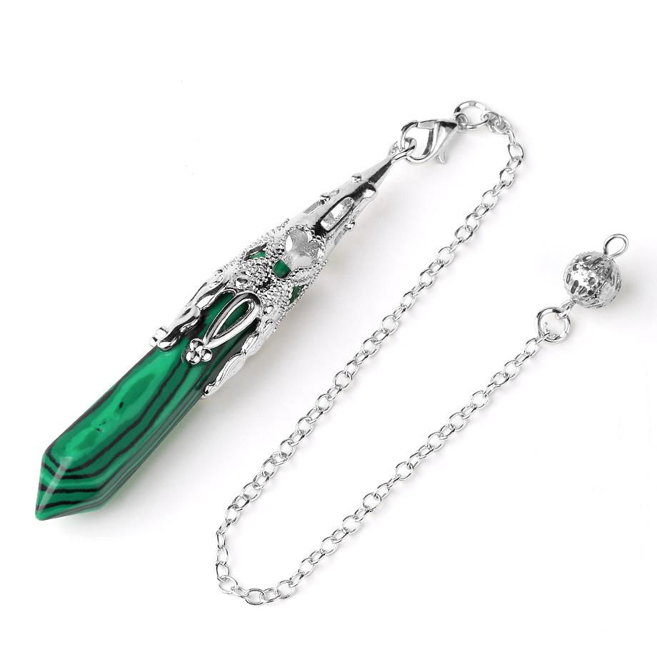 Pendule en Malachite "Protection & Clairvoyance"