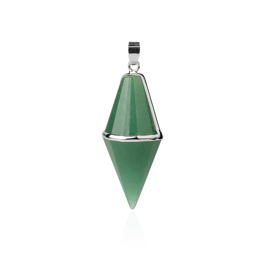 Pendentif Guérison en Aventurine verte "Développement & Épanouissement"
