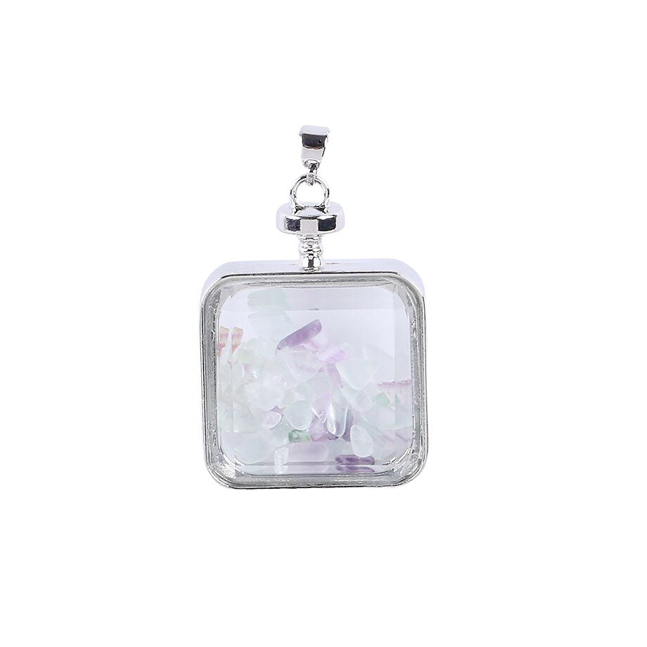 Pendentif Reiki en Fluorite "Stabilité & Clairvoyance"